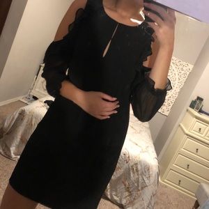 CeCe Cold Shoulder Mini Dress